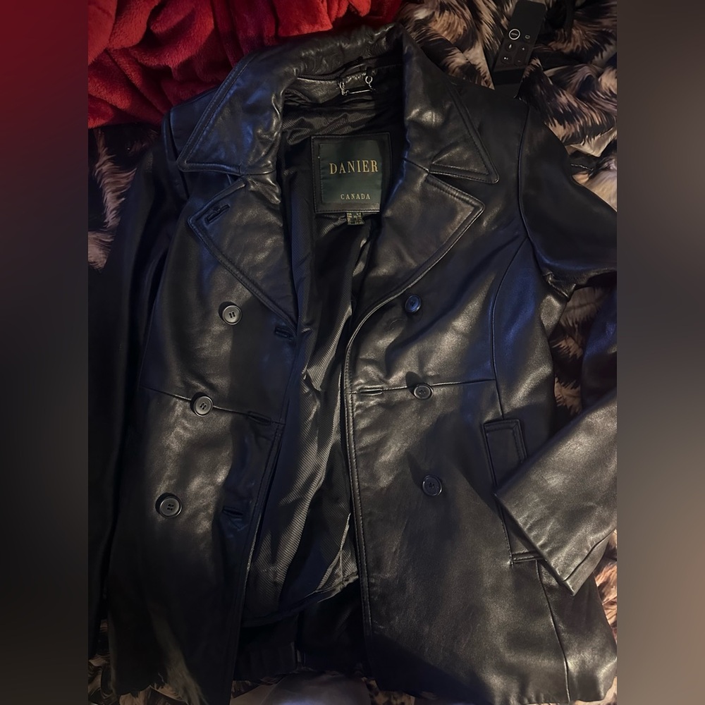 Danier Black Leather Jacket